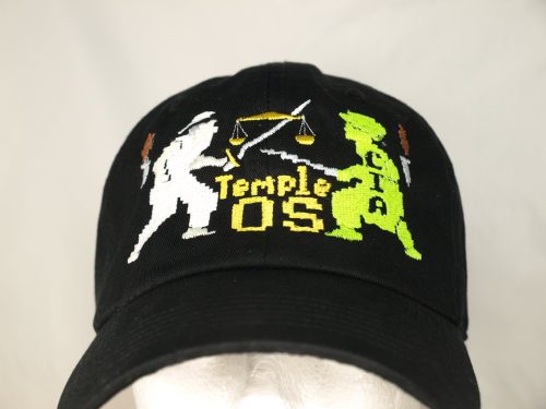 TempleOS CIA hat glows in the dark