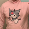 Kuromi embroidered hoodie d3vur