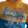 D3VUR Los Angeles cut and sew hoodie