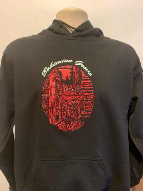 Bohemian Grove D3VUR embroidered hoodie