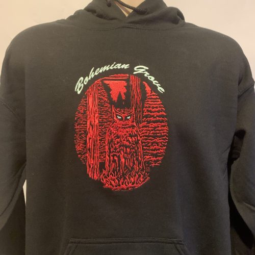 Bohemian Grove D3VUR embroidered hoodie