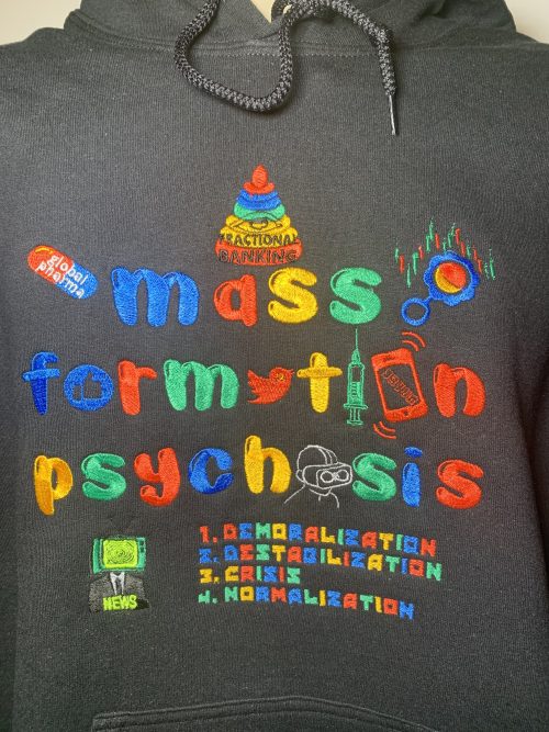 Mass Formation Psychosis hoodie D3VUR